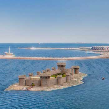Bayil Tower. Sabayil Castle. Bayil Fortress In Baku, Azerbaijan
