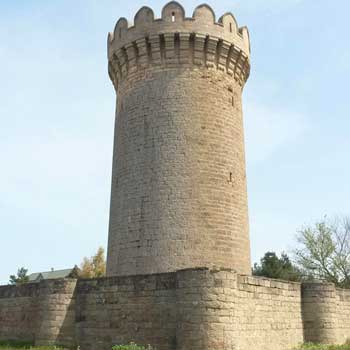 Mardakan Round Tower. Mardakan Round Castle In Baku, Azerbaijan