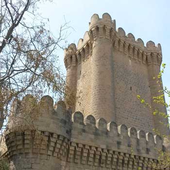 Quadrangular Mardakan Fortress. Square Mardakan Castle In Baku, Azerbaijan