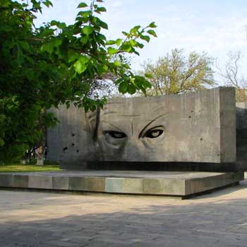 Monument To Richard Sorge In Baku, Azerbaijan. Richard Zorge Monument